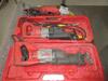 (LOT) ASST'D HAND TOOLS, SAW SAWS, GRINDER, GREESE GUNS, ROUTER, KAMWELD, DRILLS, TOOL BOXES, VACUUMS, POWER WASHERS, TABLE AND CART INCLUDED (MAINTNA - 3