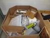 (LOT) ASST'D BINS, SAFETY GEAR, TRASH CAN DOLLYS, MOP BUCKETS, GLOVES, AND VACUUMS - 10