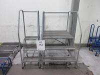 (1) COTTERMAN 800 POUND CAPACITY 3 STEP PLATFORM LADDER AND (1) COTTERMAN 400 POUND CAPACITY 3 STEP LADDER (JCM AREA)