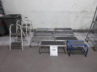 (LOT) ASST'D STEP STOOLS AND 2 STEP LADDERS (JCM AREA)