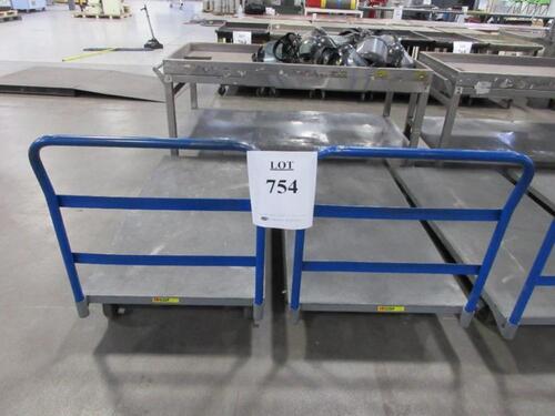 (2) LITTLE GIANT 60" X 30" FLATBED CARTS (JCM AREA)