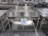 (2) JAMCO 48" X 24" STAINLESS STEEL CARTS (JCM AREA)