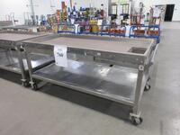 72" X 36" STAINLESS STEEL CART (JCM AREA)