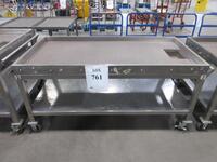 72" X 36" STAINLESS STEEL CART (JCM AREA)