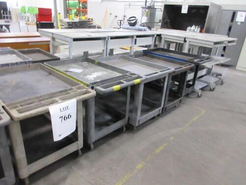 (5) UTILITY CARTS (JCM AREA)