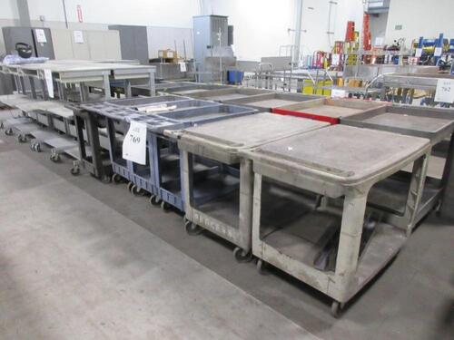 (4) ASST'D UTILITY CARTS (JCM AREA)