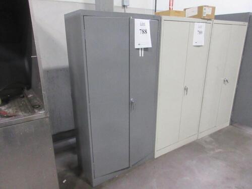 STORAGE CABINET WITH CONTENTS, MODULES, POWER SUPPLY'S SENSORS ETC. (JCM AREA)