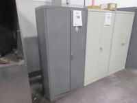 STORAGE CABINET WITH CONTENTS, MODULES, POWER SUPPLY'S SENSORS ETC. (JCM AREA)
