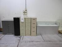 (LOT) ASST'D FILE CABINETS, STORAGE CABINETS, AND SHOWCASE (JCM AREA)