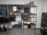 (LOT) ASST'D COMPUTERS, MONITORS, PRINTERS, AC UNIT, SWITCHES, KEYBOARDS, DOCKING STATIONS, RACKS AND CARTS INCLUDED (DRIVE AND BLOWERS ROOM)