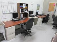 (LOT) ASST'D OFFICE FURNITURE, COMPUTERS MONITORS (MAINTNANCE ROOM)