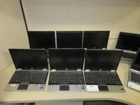 (6) HP ELITE 2530P LAPTOPS (OFFICE)