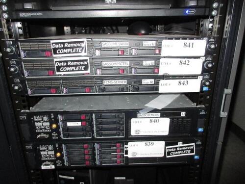 HP PROLIANT DL360 G6 XEON SERVERS W/ 2 X 146GB HD (2ND FLOOR SERVER ROOM)&nbsp;(DELAY PICK - UP 6/1/18)