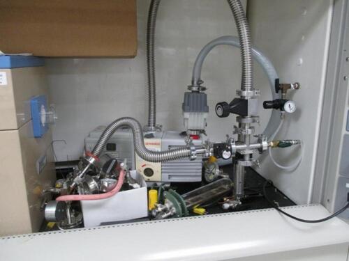 Edwards RV12 Rotary Vane&Atilde;&macr;&Acirc;&iquest;_Pump with Various Parts.s/n66121568 Tag #N/A Category: Lab Location: R&amp;D
