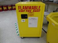 Securall A105 Flammable Safety Cabinet, 12 Gallon Cap, 18 Gauge Steel, 35 x 24 x 18 in, 2-Door. (No Contents).s/n Tag #N/A Category: Lab Location: R&amp;D