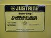 JustRite SC29862 Sure-Grip Flammable Storage Cabinet, 2 door self-close, 90 gal, 65" x 43" x 34". (No Contents).s/n Tag #N/A Category: Lab Location: R&amp;D - 2