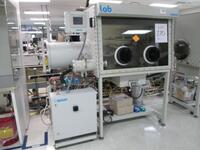 Mbraun MB200MOD LabMaster Inert Atmosphere Glove Box s/n LM02-167 w/ Siemens Digital Controller Interface, Mbraun MB-BL-1 Vacuum Tight Blower, Edwards Vacuum Pump, Foot Pedals Miscs Parts. s/n Tag #N/A Category: Lab Location: R&amp;D