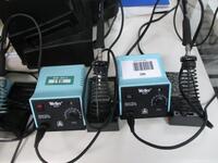 Weller WES51 Qty (2) Analog Soldering Stations with Soldering Irons.s/n Tag #N/A Category: Lab Location: R&amp;D