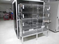 8 Section 5" x 67" x 16"D (Outside Dimension) Humidity Enclosure with Stand.s/n Tag #N/A Category: Lab Location: R&amp;D