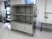 Nitrogen Cart 70" x 73" x 29"D.s/n Tag #N/A Category: Lab Location: R&amp;D