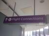 Flight connections / TERMINAL 1 sign - 4