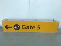 Gate 5' Illuminated Light Box