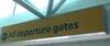 Large All departure gates  Illuminated Light Box Sign