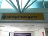 Large All departure gates  Illuminated Light Box Sign - 3