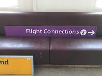 Flight connections Sign