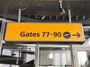 Gates 77-90' illuminated sign - 2