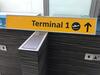 Iconic 'Terminal 1' direction sign - 2