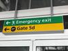 Gate 5d' and Emergency exit illuminated sign - 2