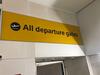 All departure gates sign - 2