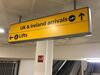 UK & Ireland arrivals and lifts illuminated sign - 2