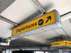 Departures' Double Sided Illuminated Light Box Sign - 3