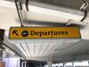 Departures' Double Sided Illuminated Light Box Sign - 5