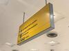 All departure gates large illuminated information sign - 4