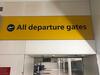 All departure gates sign - 3