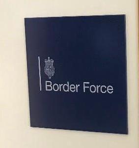 Border Force Plastic Sign