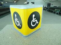 Disabled logo Illuminated sign