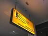 Ceiling mounted illuminated display sign - 7