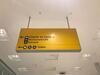 Heathrow transport links and information illuminated sign - 3