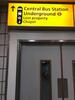 Heathrow Underground, Central Bus Station, Lost property and Chapel illuminated sign - 3