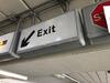 Exit' Left Arrow Illuminated Light Box Sign - 3