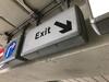 Exit' Right Arrow Illuminated Light Box Sign - 3