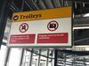 Trolleys ‘children must not ride’ illuminated sign - 3