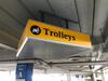 Four sided 'Trolleys' Illuminated Light Box Sign - 4
