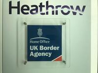 UK Border Agency Sign