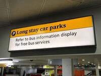 Long stay car parks Illuminated Light Box Sign