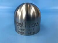 LIMITED EDITION HEATHROW PAPERWEIGHT (SMALL) 13 of 50
